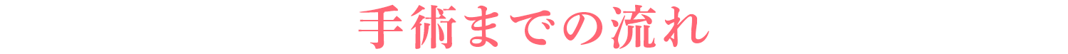 手術までの流れ